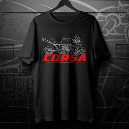 Moto Guzzi MGS-01 Corsa 2004 Inspired T-Shirt - Motorcycle Tee Shirt for Riders