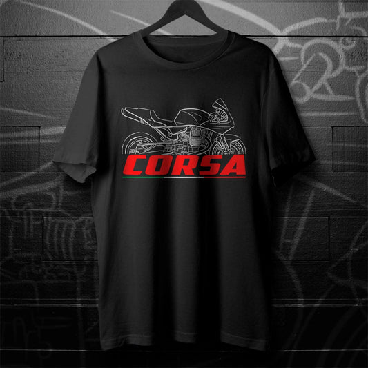Moto Guzzi MGS-01 Corsa 2004 Inspired T-Shirt - Motorcycle Tee Shirt for Riders