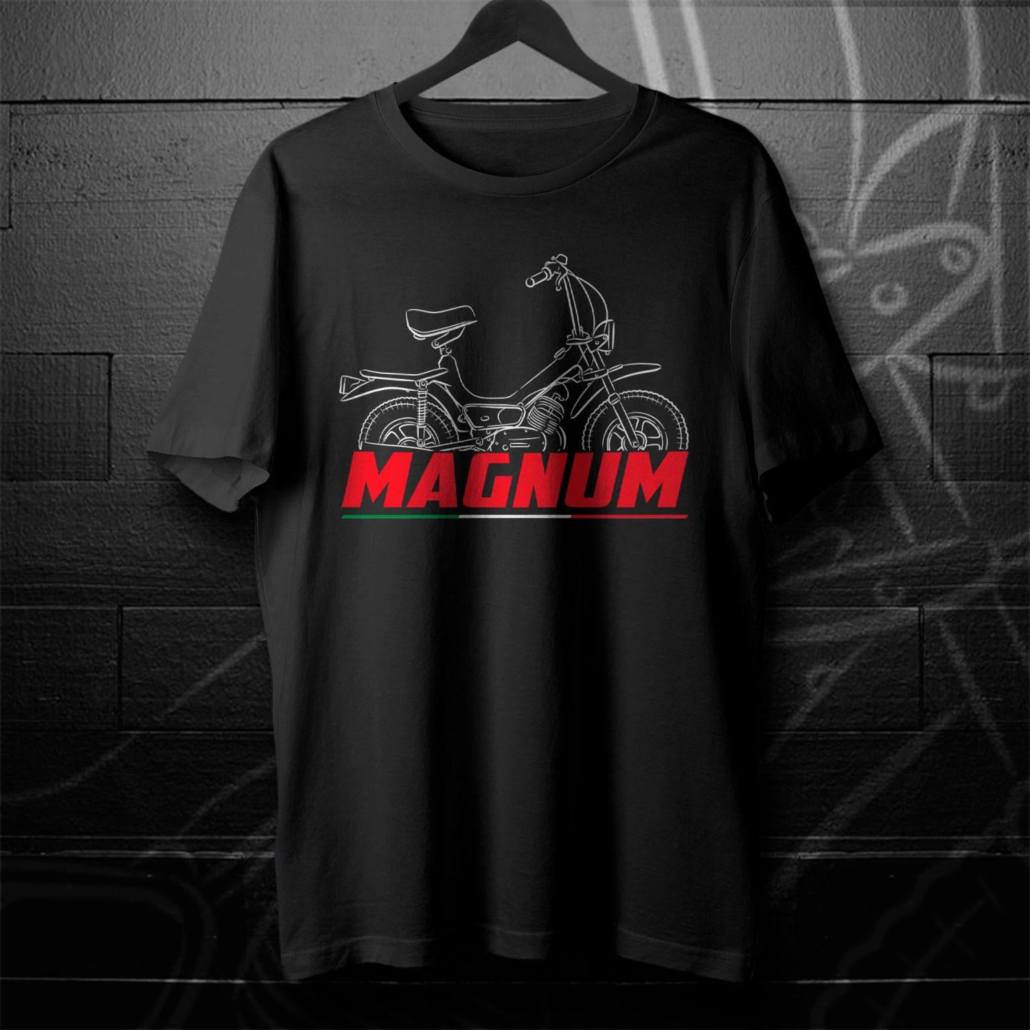 Moto Guzzi Magnum 50 1976 - 1979 Inspired T-Shirt - Motorcycle Tee Shirt for Riders
