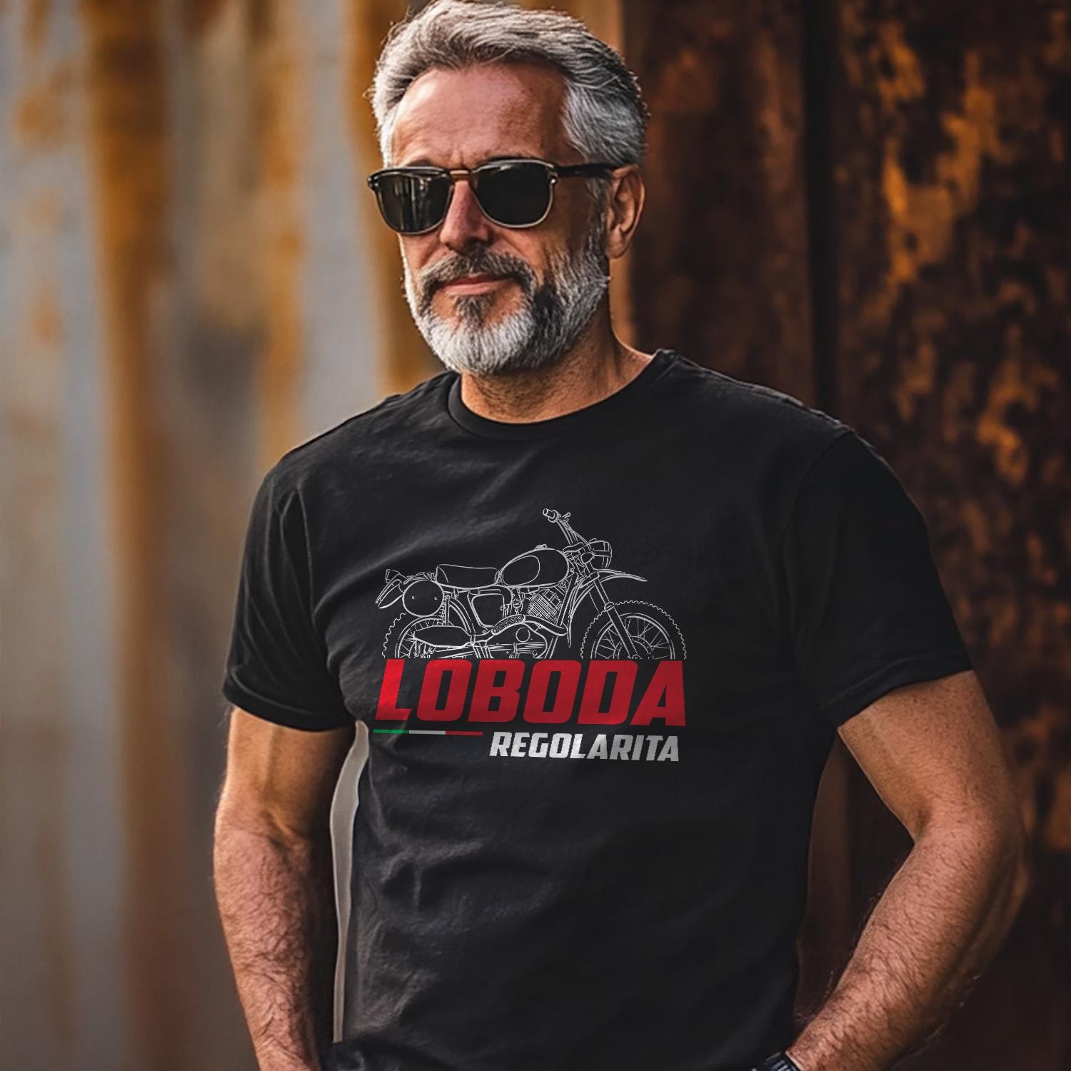 Moto Guzzi Lodola 250 Regolarita 1961 - 1963 Inspired T-Shirt - Motorcycle Tee Shirt for Riders