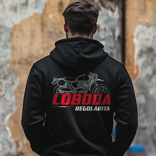 Moto Guzzi Lodola 250 Regolarita 1961 - 1963 Inspired Hoodie - Motorcycle Sweatshirt for Riders