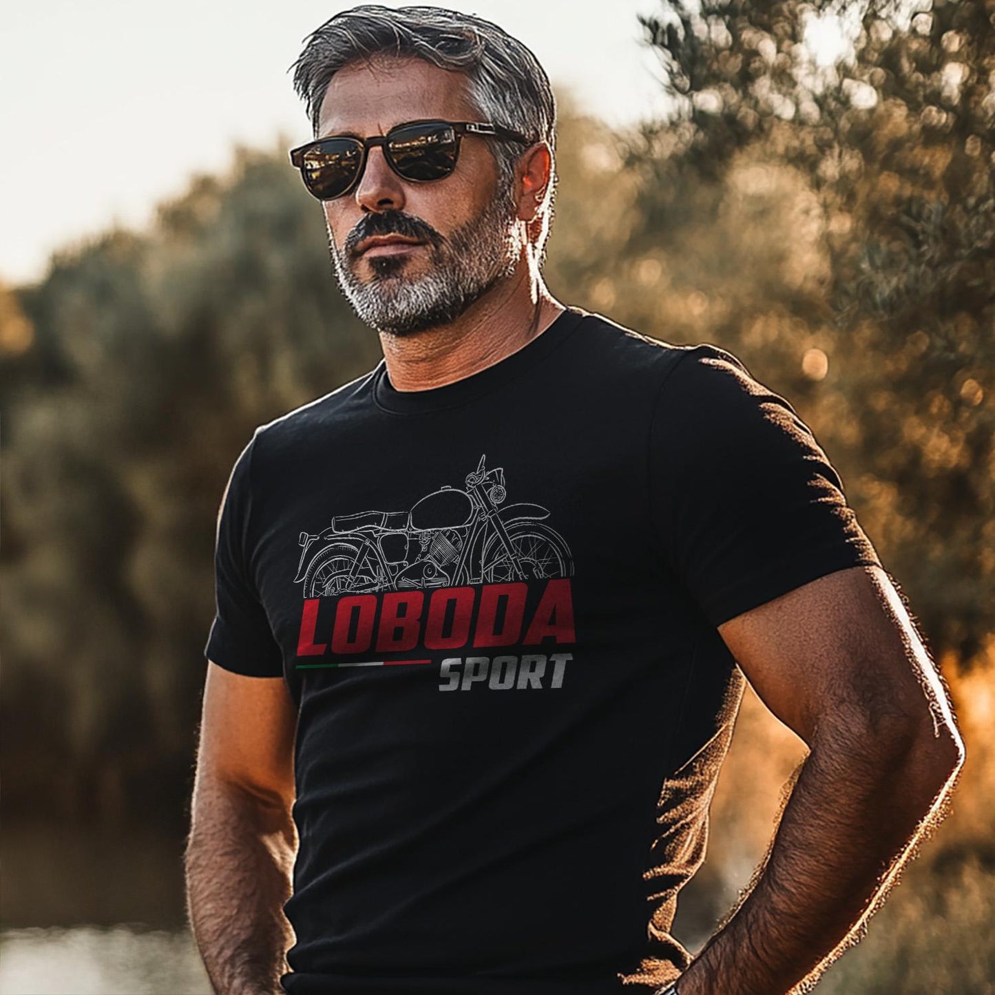 Moto Guzzi Loboda 175 Inspired T-Shirt - Motorcycle Tee Shirt for Riders