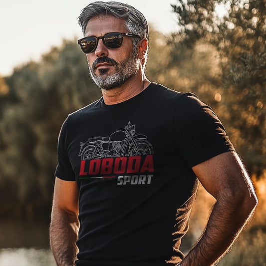 Moto Guzzi Loboda 175 Inspired T-Shirt - Motorcycle Tee Shirt for Riders