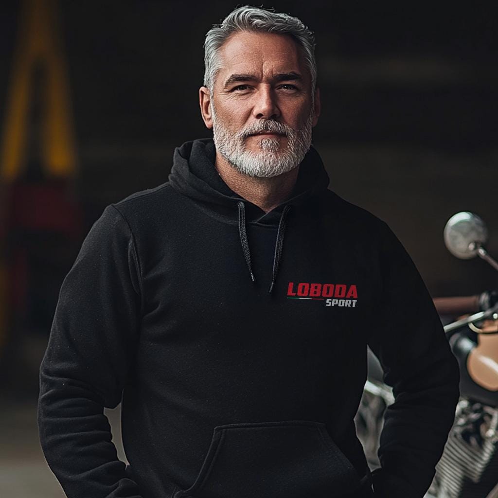 Moto Guzzi Loboda 175 Inspired Hoodie - Motorcycle Sweatshirt for Riders