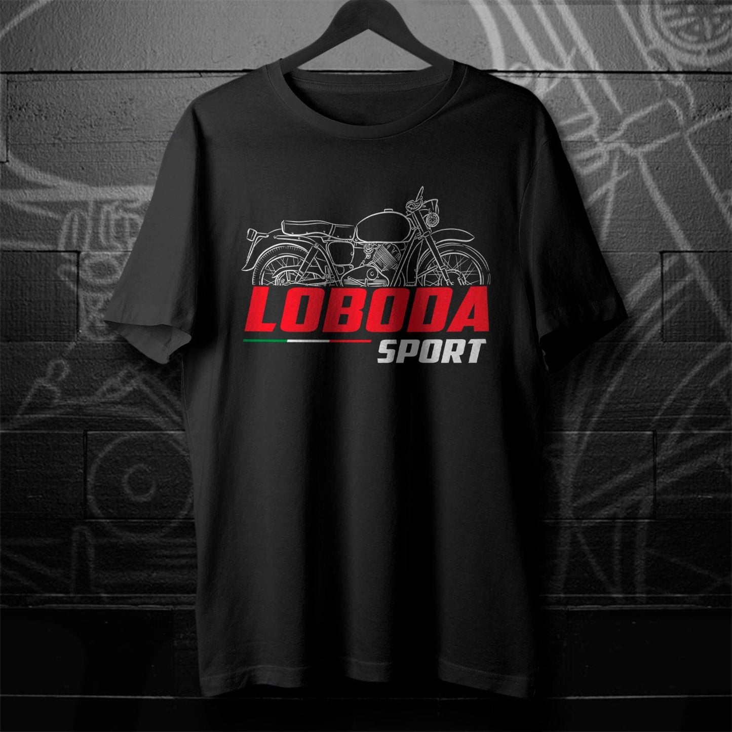 Moto Guzzi Loboda 175 Inspired T-Shirt - Motorcycle Tee Shirt for Riders