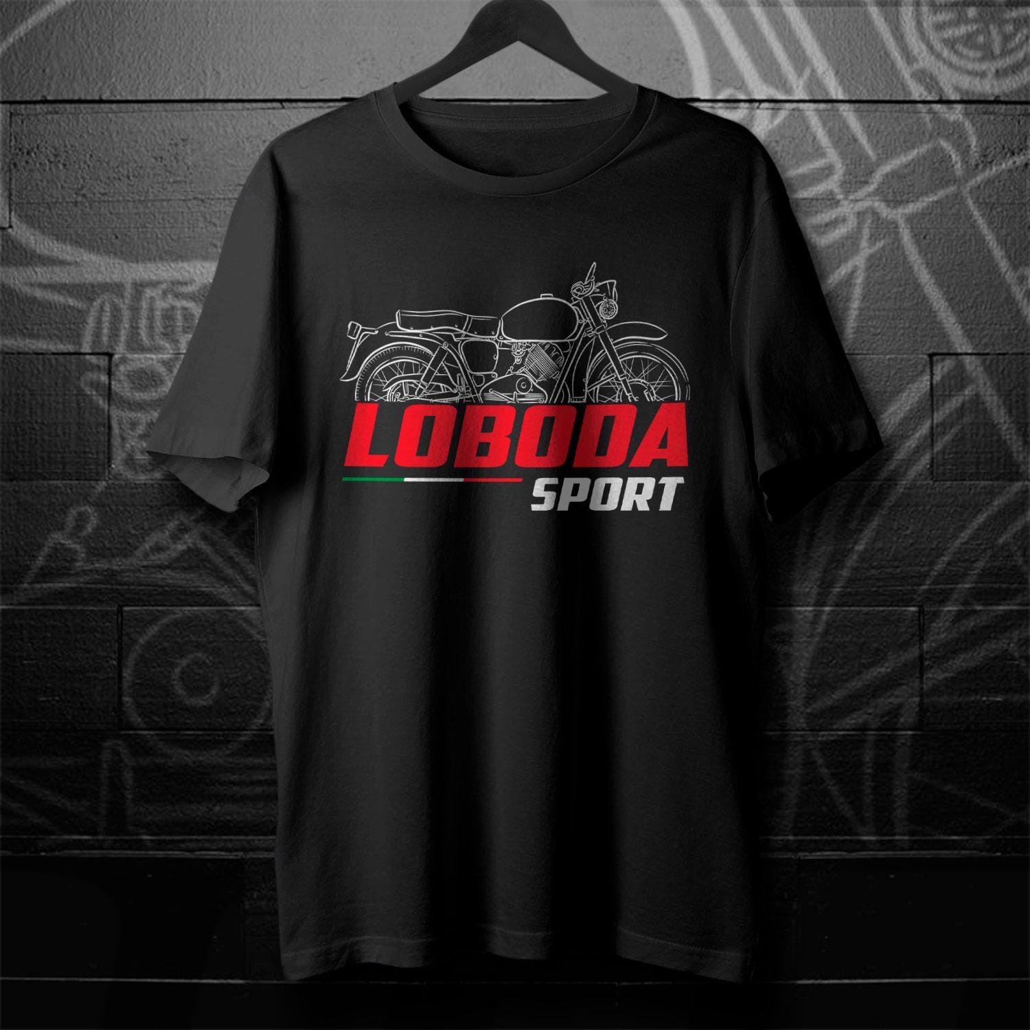 Moto Guzzi Loboda 175 Inspired T-Shirt - Motorcycle Tee Shirt for Riders