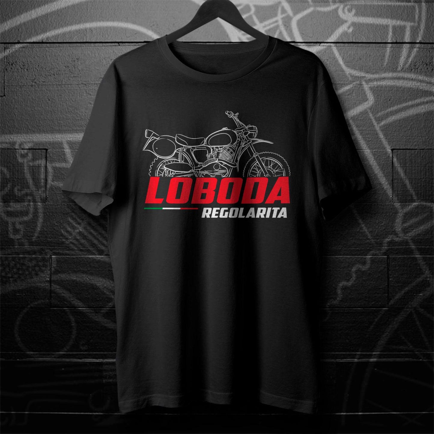 Moto Guzzi Loboda 175 Inspired T-Shirt - Motorcycle Tee Shirt for Riders