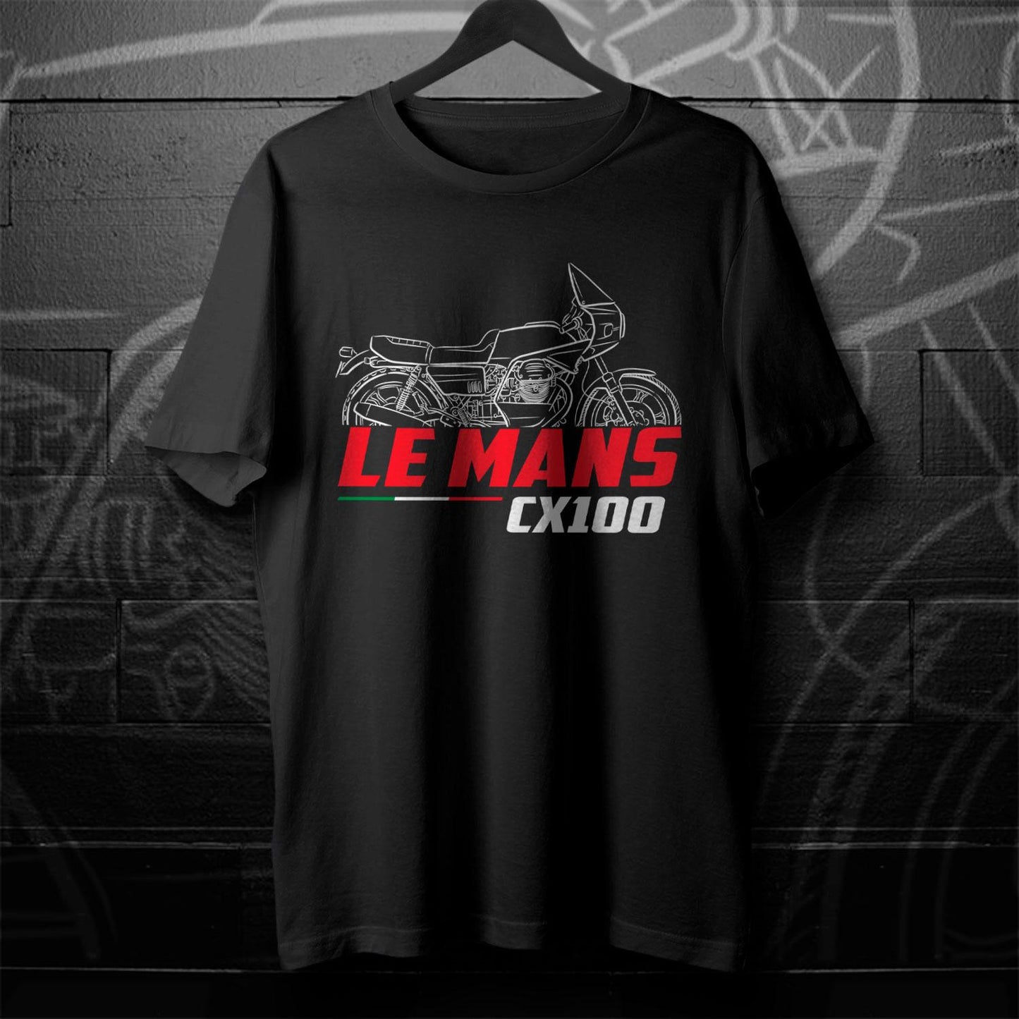 Moto Guzzi Le Mans CX100 1979 - 1982 Inspired T-Shirt - Motorcycle Tee Shirt for Riders