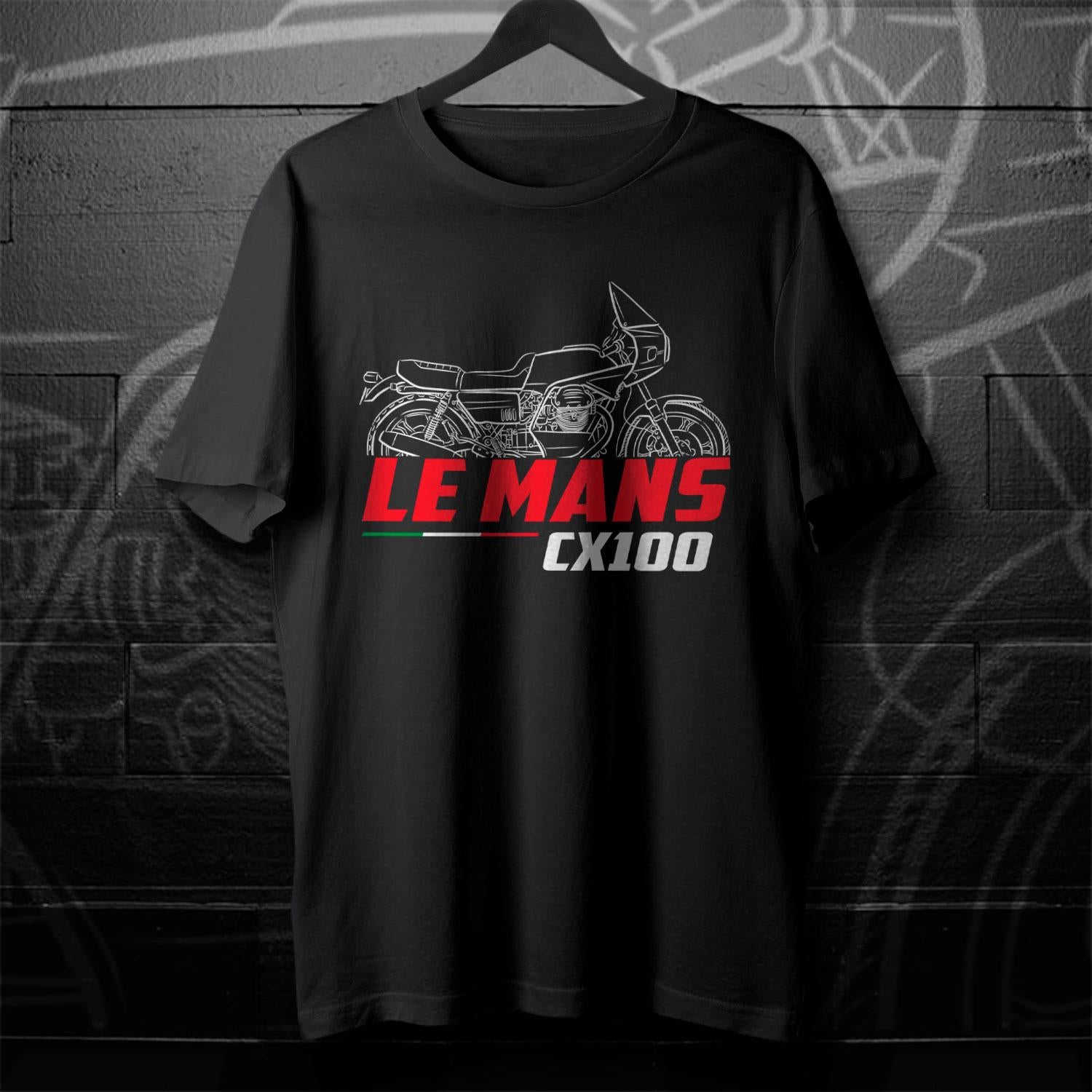 Moto Guzzi Le Mans CX100 1979 - 1982 Inspired T-Shirt - Motorcycle Tee Shirt for Riders