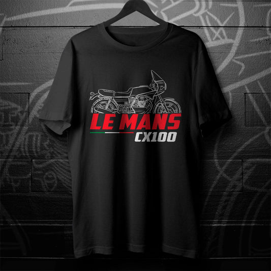 Moto Guzzi Le Mans CX100 1979 - 1982 Inspired T-Shirt - Motorcycle Tee Shirt for Riders