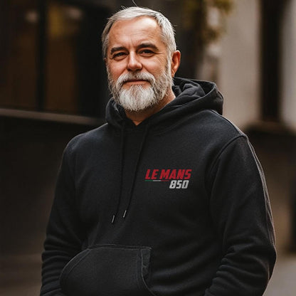 Moto Guzzi 850 Le Mans 1975 - 1978 Inspired Hoodie - Motorcycle Sweatshirt for Riders