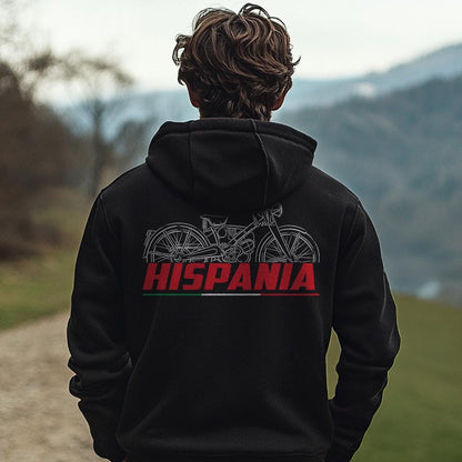 Moto Guzzi Hispania 49 1962 - 1965 Inspired Hoodie - Motorcycle Sweatshirt for Riders