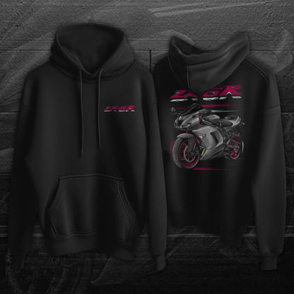 Kawasaki ZX-6R 2007-08 Inspired Hoodie - Motorcycle Sweatshirt for Riders