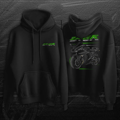 Kawasaki ZX-6R 2007-08 Inspired Hoodie - Motorcycle Sweatshirt for Riders