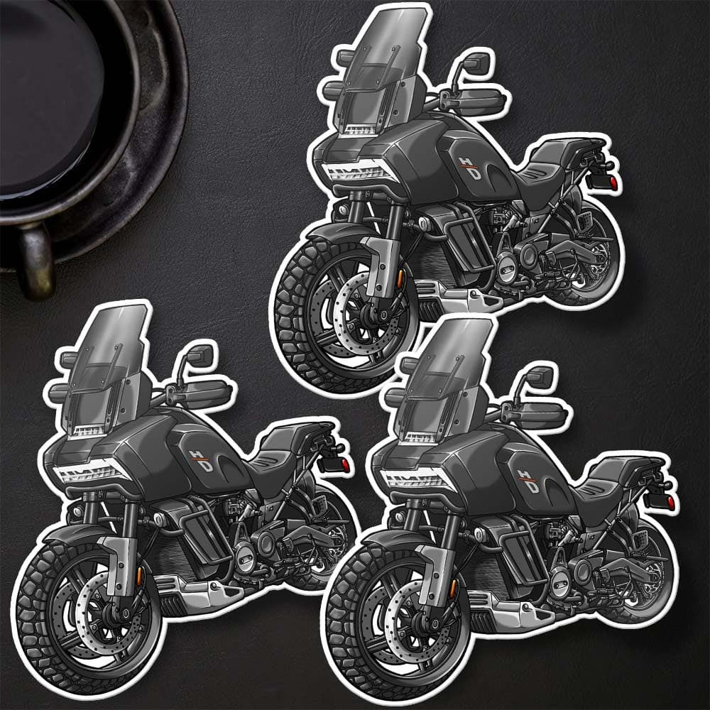 Harley-Davidson Pan-America & CVO Stickers - Set of 3 Biker Motorcycle Decals