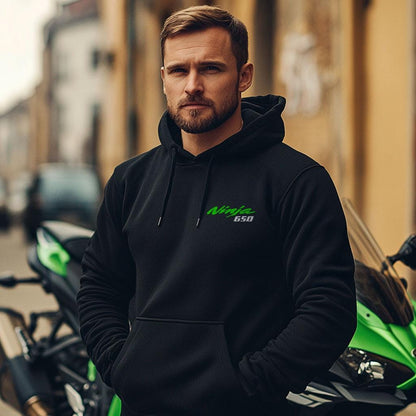 Kawasaki Ninja 650 & 650R Inspired Hoodie - Motorcycle Sweatshirt for Riders