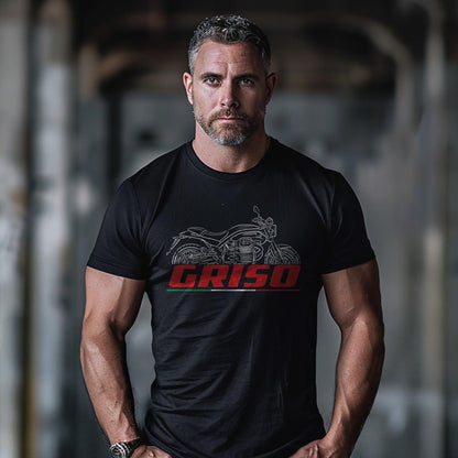 Moto Guzzi Griso 1200 2005 - 2016 Inspired T-Shirt - Motorcycle Tee Shirt for Riders