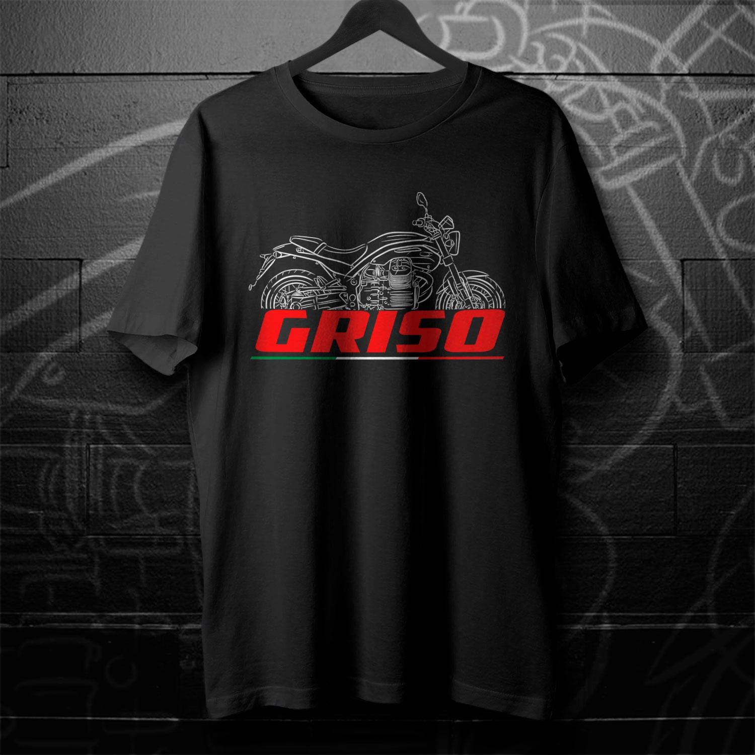 Moto Guzzi Griso 1200 2005 - 2016 Inspired T-Shirt - Motorcycle Tee Shirt for Riders