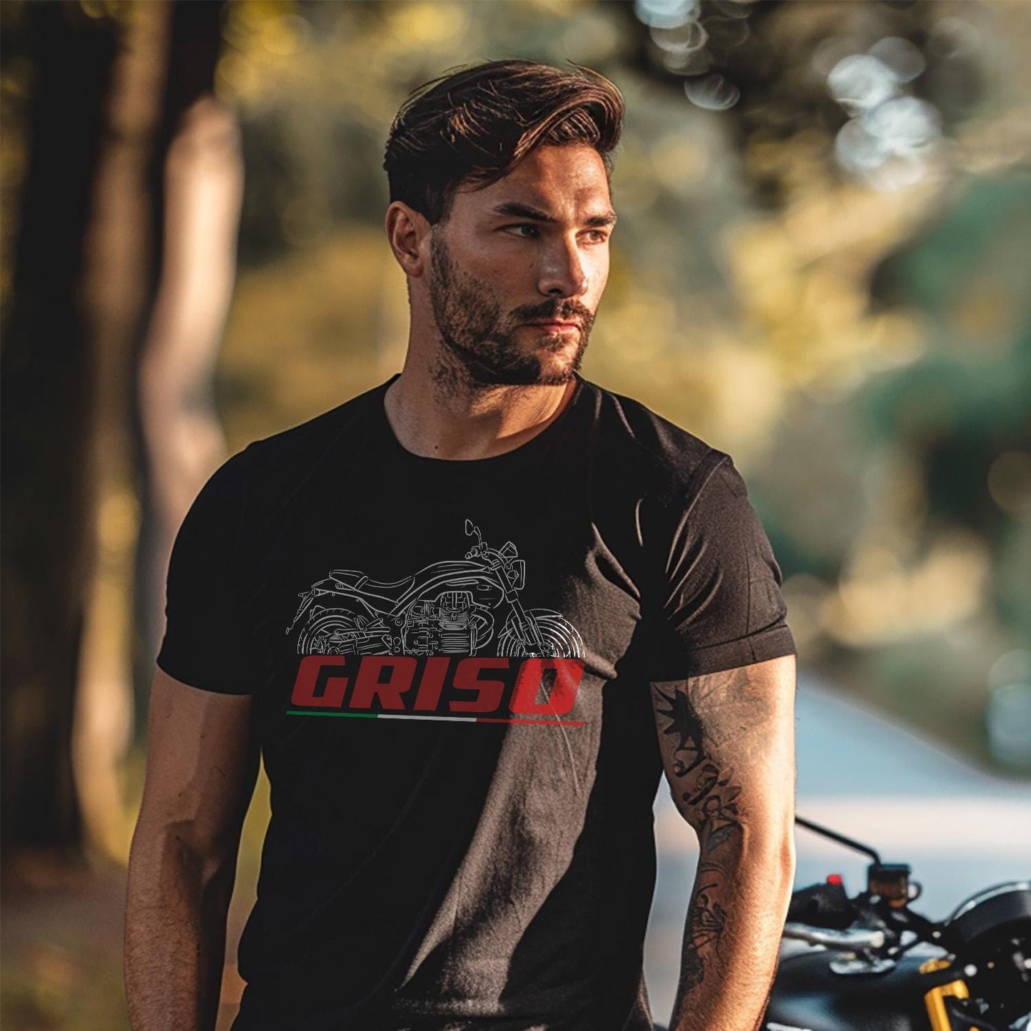 Moto Guzzi Griso 1200 2005 - 2016 Inspired Hoodie - Motorcycle Sweatshirt for Riders