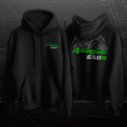 Kawasaki Ninja 650 & 650R Inspired Hoodie - Motorcycle Sweatshirt for Riders