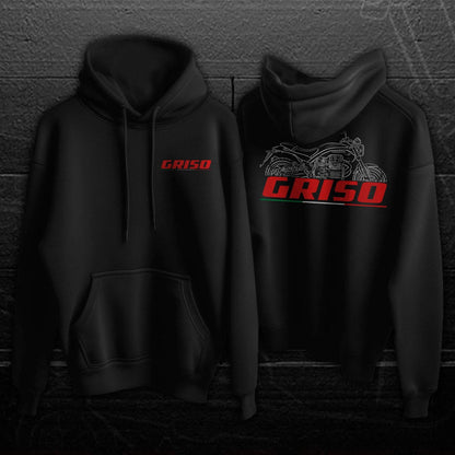 Moto Guzzi Griso 1100 2005 - 2016 Inspired Hoodie - Motorcycle Sweatshirt for Riders