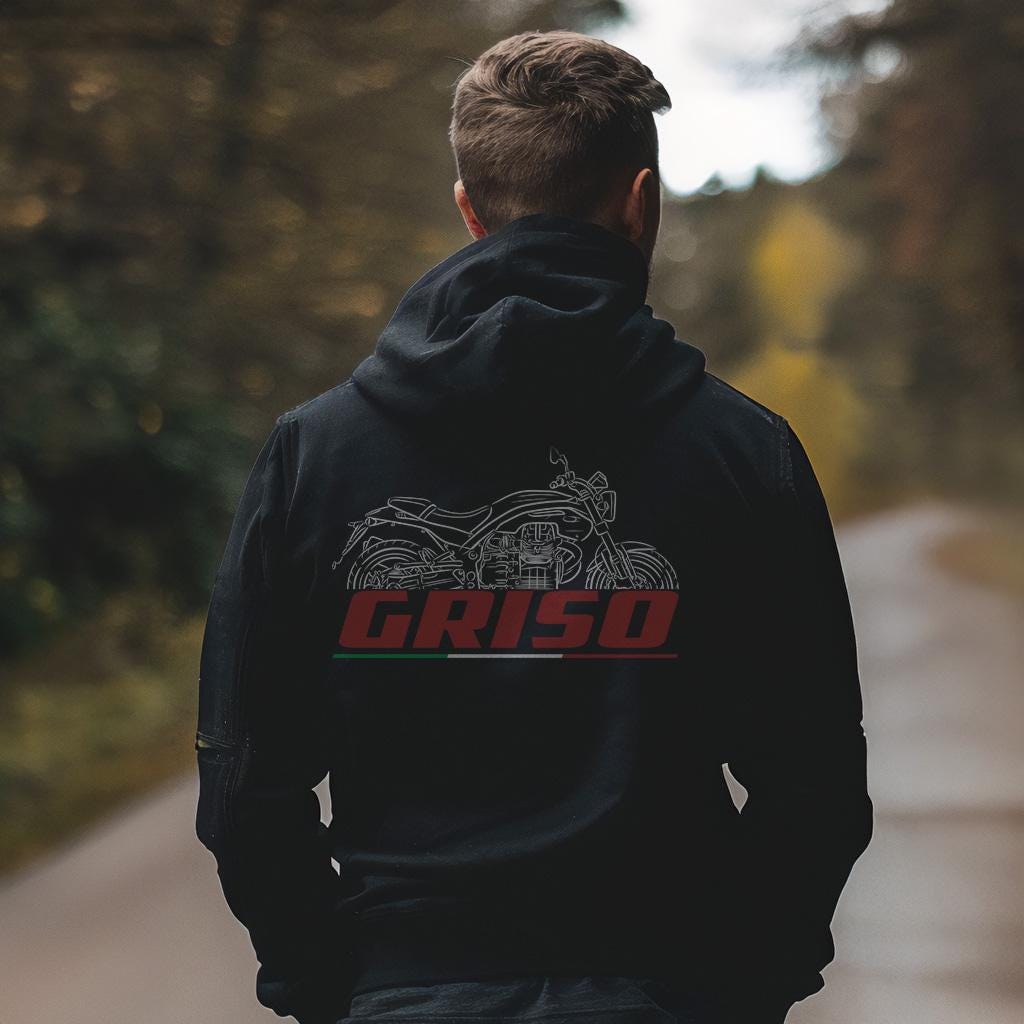 Moto Guzzi Griso 850 2006 - 2009 Inspired Hoodie - Motorcycle Sweatshirt for Riders