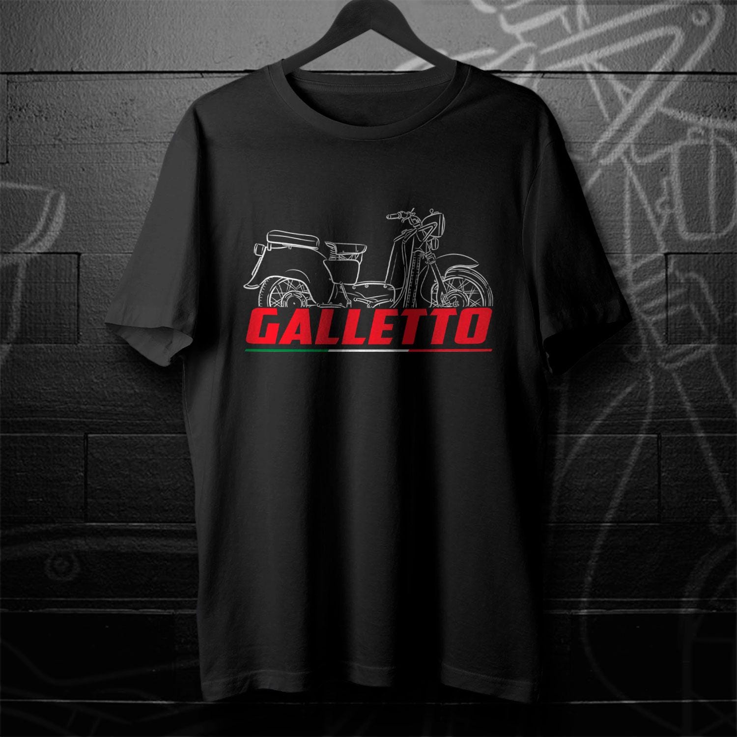 Moto Guzzi Galletto Inspired T-Shirt - Motorcycle Tee Shirt for Riders