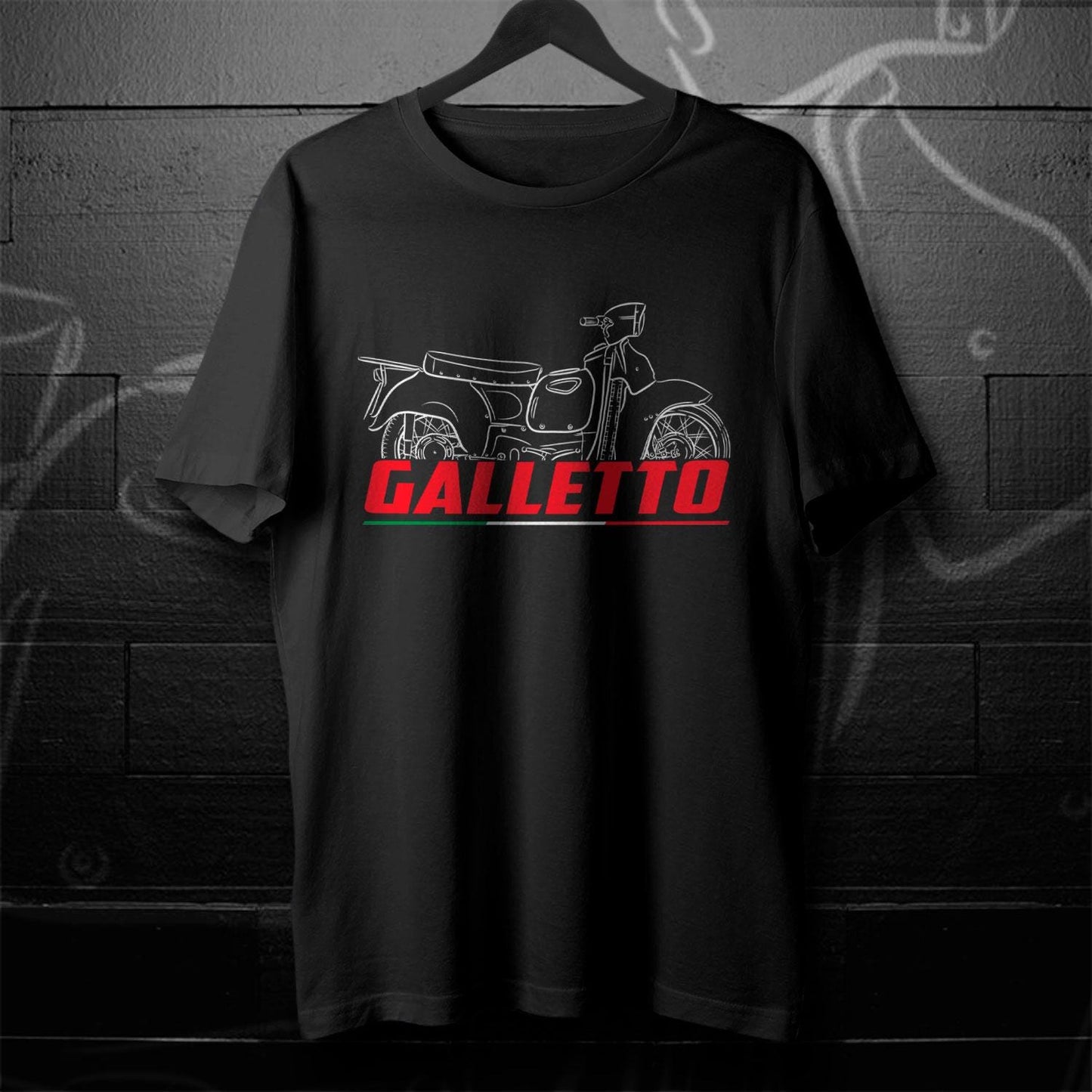 Moto Guzzi Galletto Inspired T-Shirt - Motorcycle Tee Shirt for Riders