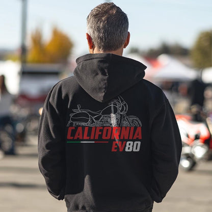 Moto Guzzi California EV Inspired Hoodie - Motorcycle Sweatshirt for Riders
