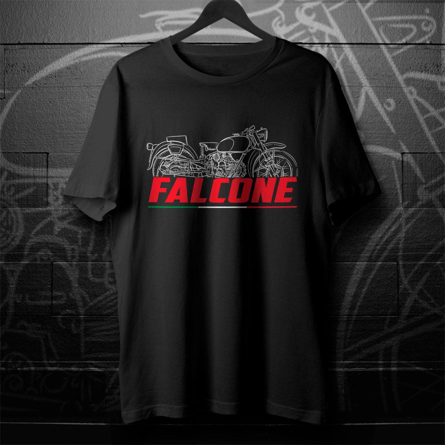 Moto Guzzi Falcone Inspired T-Shirt - Motorcycle Tee Shirt for Riders