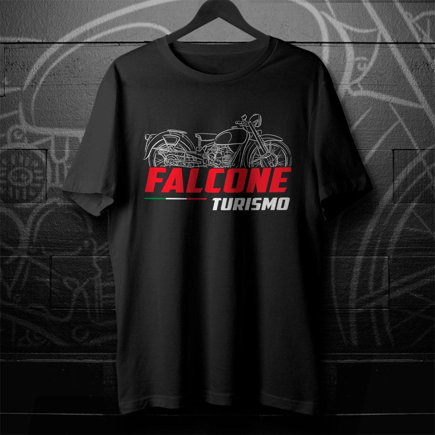 Moto Guzzi Falcone Inspired T-Shirt - Motorcycle Tee Shirt for Riders