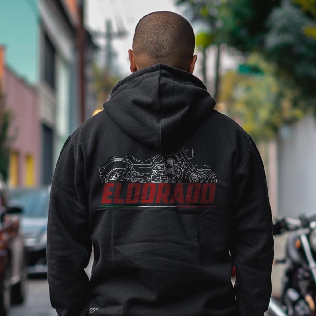 Moto Guzzi Eldorado Inspired Hoodie - Motorcycle Sweatshirt for Riders