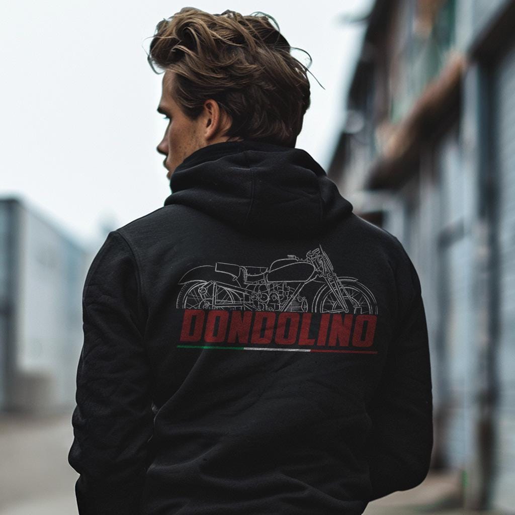 Moto Guzzi Dondolino 1946 - 1951 Inspired Hoodie - Motorcycle Sweatshirt for Riders