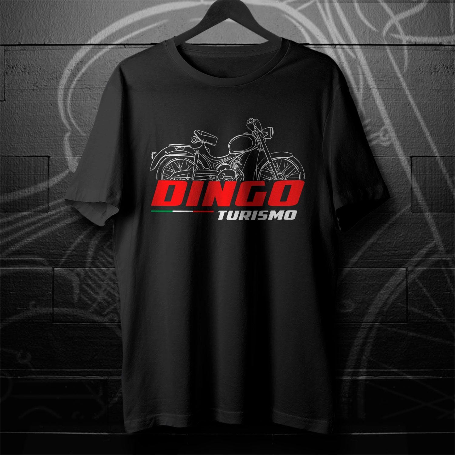 Moto Guzzi Dingo Turismo 1963 - 1975 Inspired T-Shirt - Motorcycle Tee Shirt for Riders