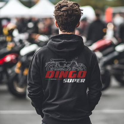 Moto Guzzi Dingo Super Inspired Hoodie - Motorcycle Sweatshirt for Riders