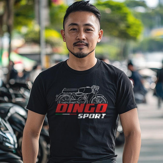 Moto Guzzi Dingo Sport 1966 Inspired T-Shirt - Motorcycle Tee Shirt for Riders