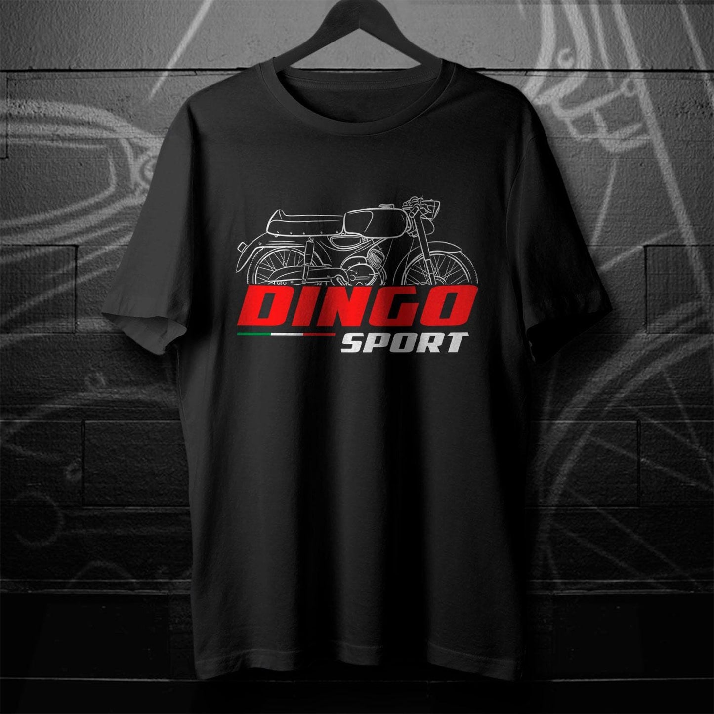 Moto Guzzi Dingo Sport 1966 Inspired T-Shirt - Motorcycle Tee Shirt for Riders