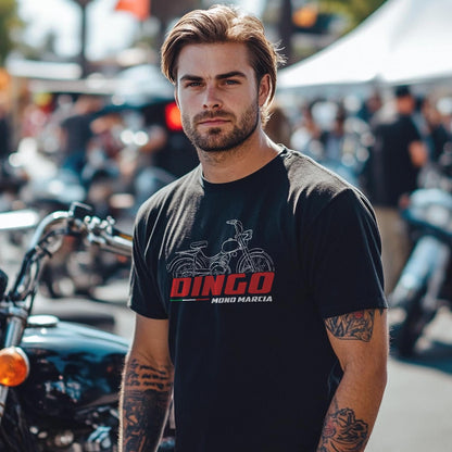 Moto Guzzi Dingo Mono Marcia 1975 - 1976 Inspired T-Shirt - Motorcycle Tee Shirt for Riders