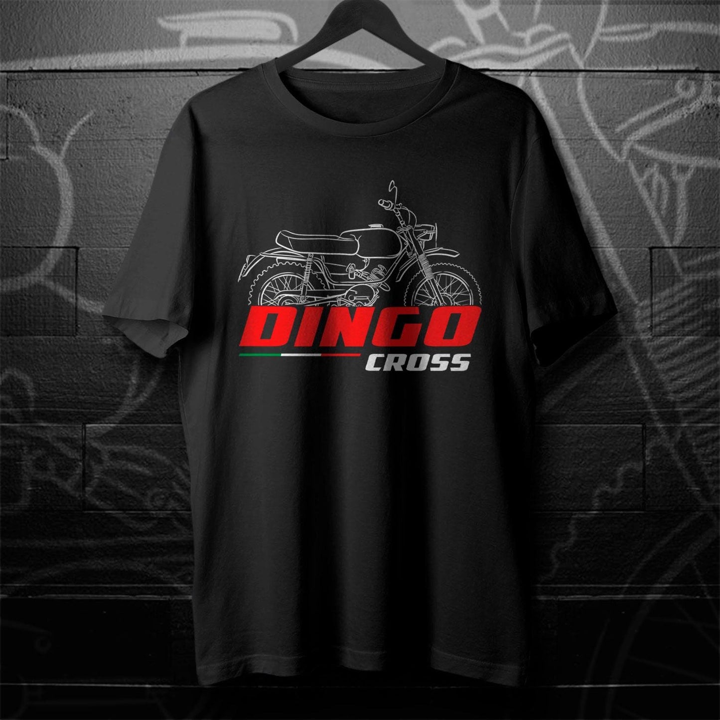 Moto Guzzi Dingo Cross 1967 - 1969 Inspired T-Shirt - Motorcycle Tee Shirt for Riders