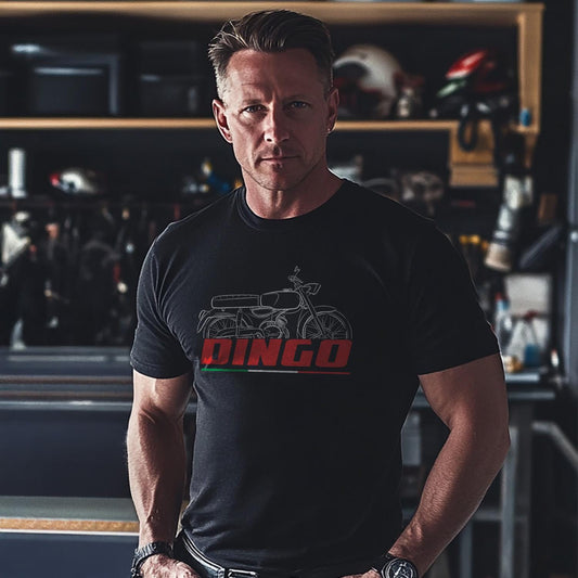 Moto Guzzi Dingo 70 1966 - 1967 Inspired T-Shirt - Motorcycle Tee Shirt for Riders