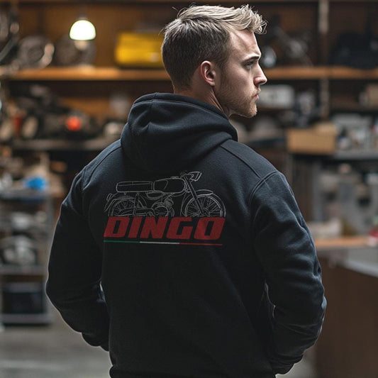 Moto Guzzi Dingo 70 1966 - 1967 Inspired Hoodie - Motorcycle Sweatshirt for Riders