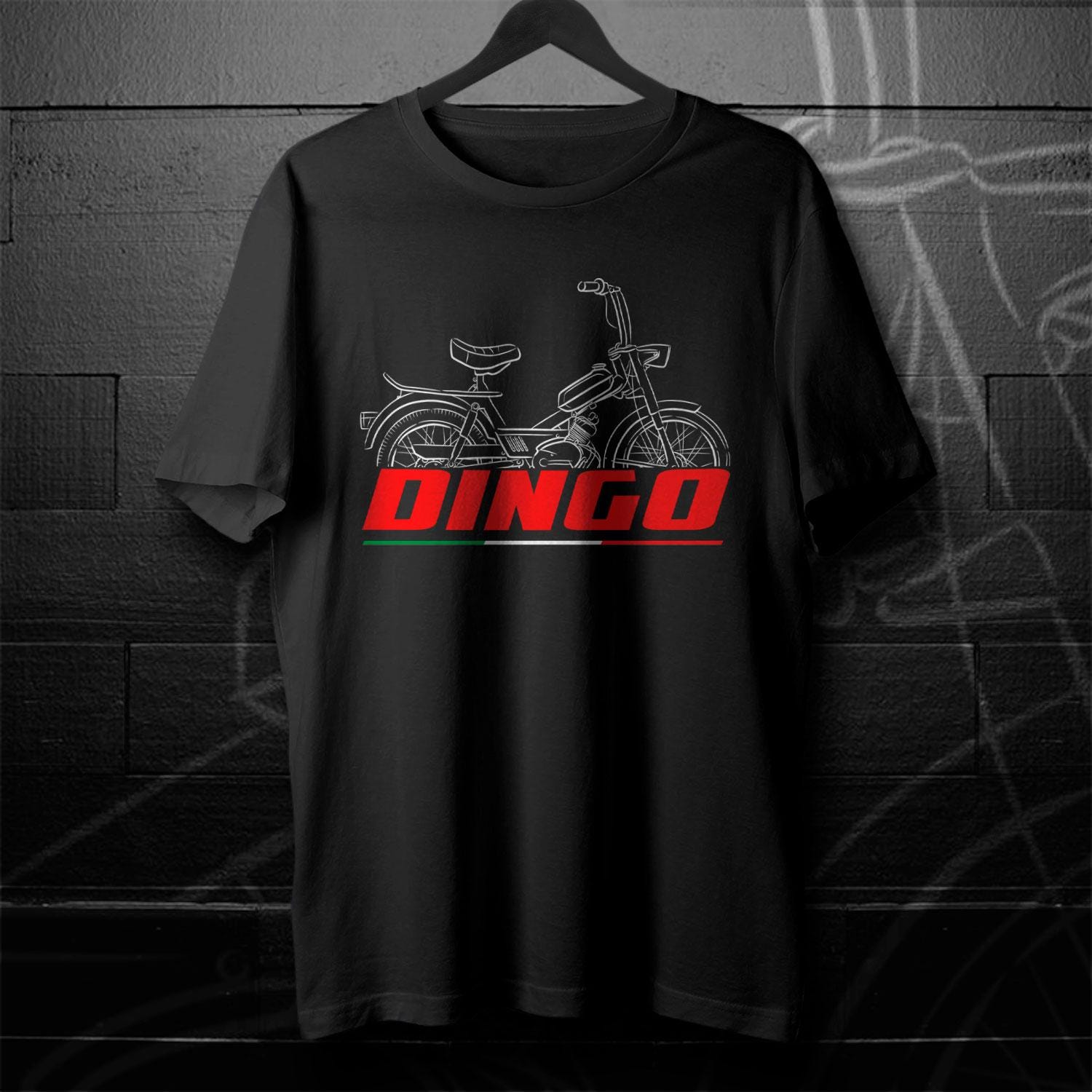 Moto Guzzi Dingo 3V 1973 - 1974 Inspired T-Shirt - Motorcycle Tee Shirt for Riders