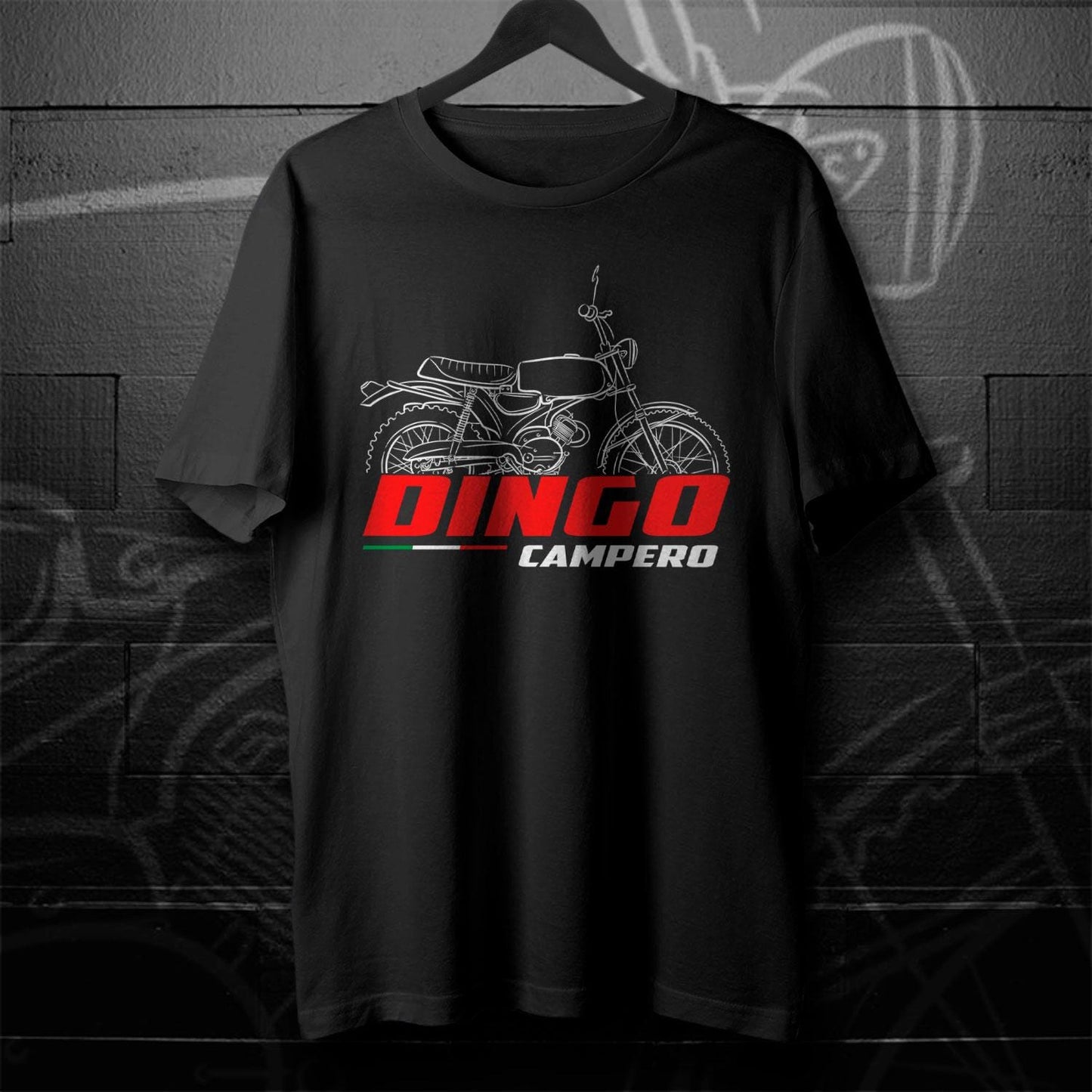 Moto Guzzi Dingo 49 Inspired T-Shirt - Motorcycle Tee Shirt for Riders