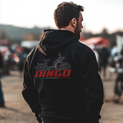 Moto Guzzi Dingo 3V 1973 - 1974 Inspired Hoodie - Motorcycle Sweatshirt for Riders