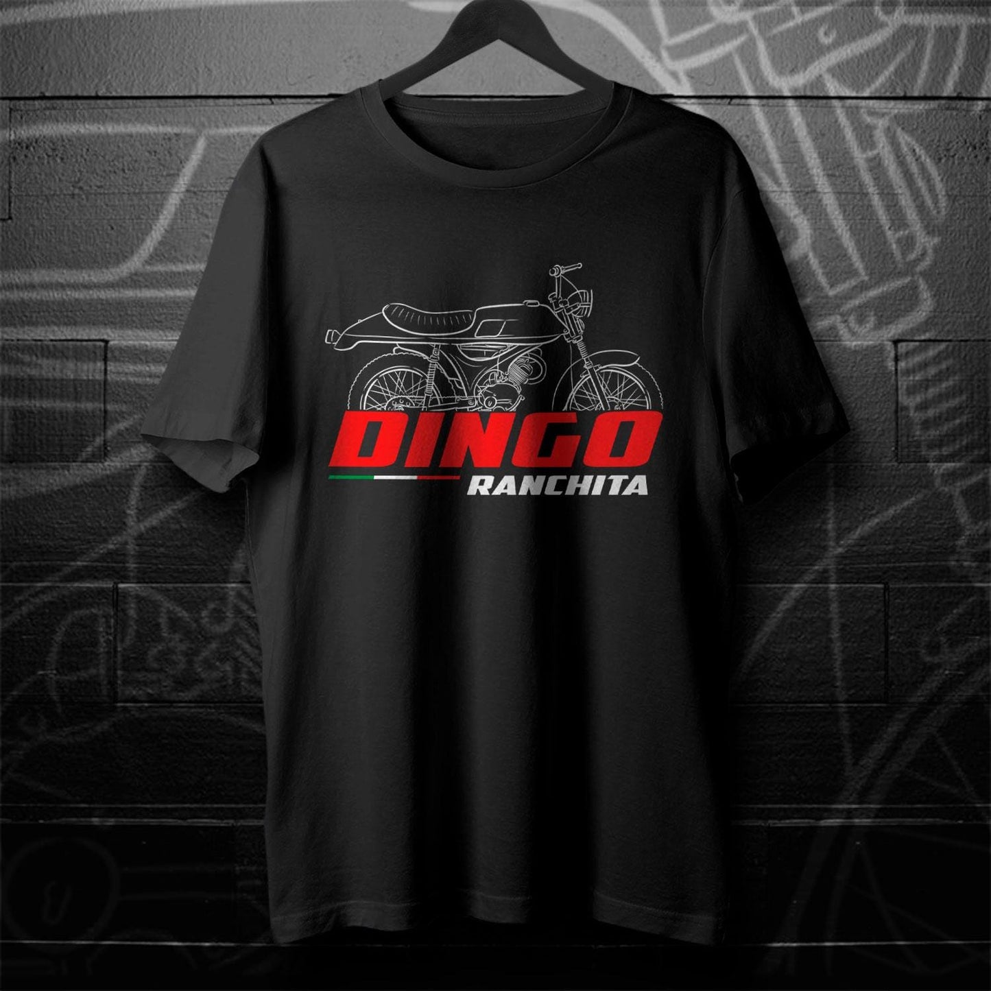 Moto Guzzi Dingo 49 Inspired T-Shirt - Motorcycle Tee Shirt for Riders