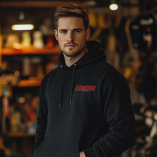Moto Guzzi Condor 500 1938 - 1940 Inspired Hoodie - Motorcycle Sweatshirt for Riders