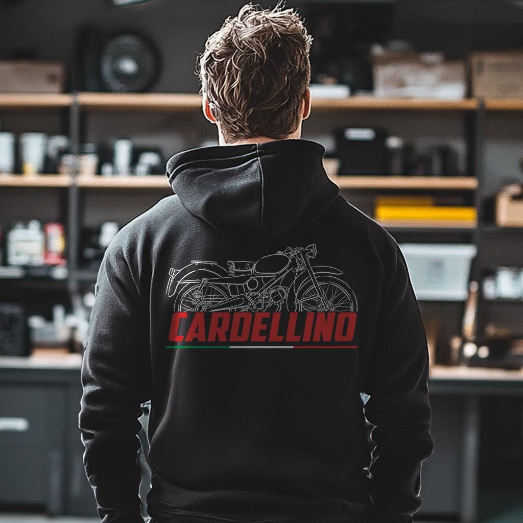 Moto Guzzi Cardellino 65 | 73 & 83 Inspired Hoodie - Motorcycle Sweatshirt for Riders