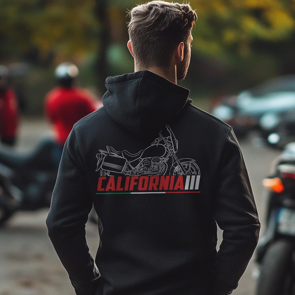 Moto Guzzi California III 950 1987 - 1993 Inspired Hoodie - Motorcycle Sweatshirt for Riders