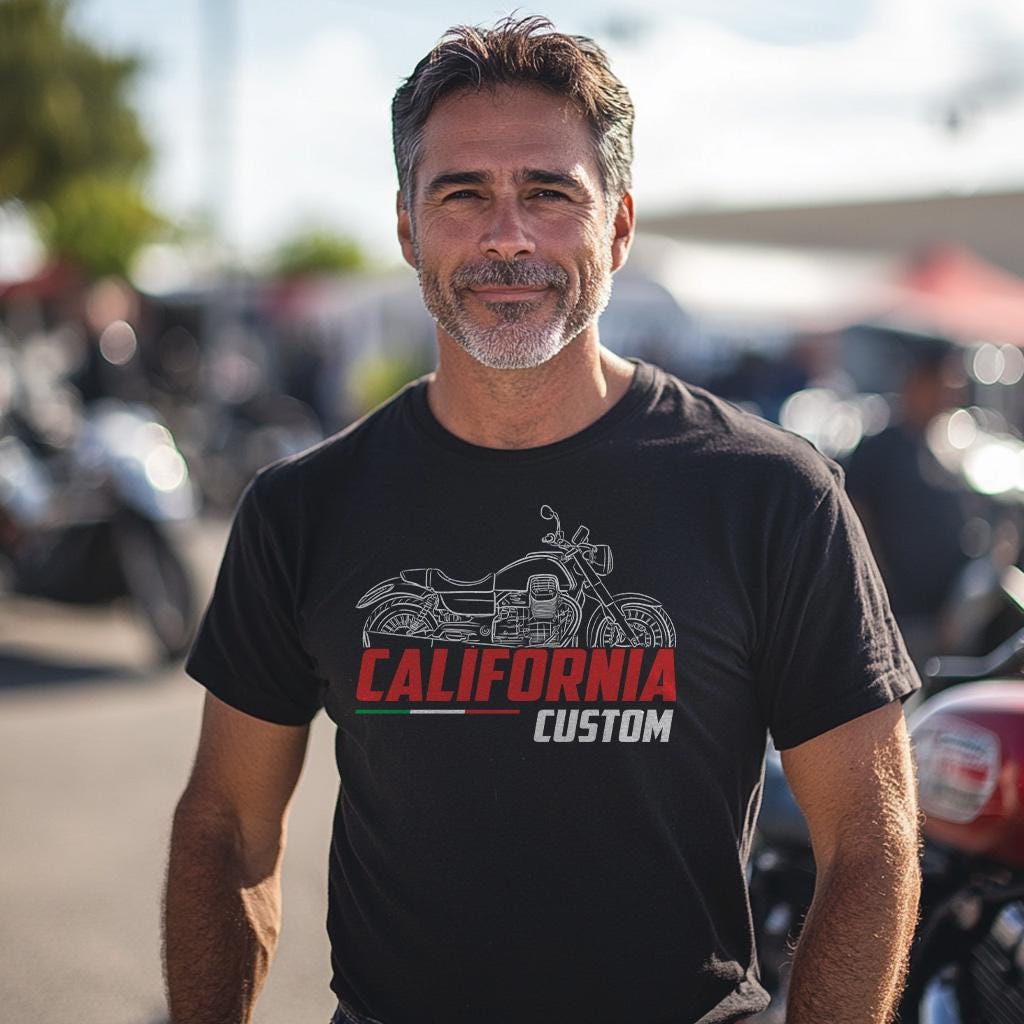 Moto Guzzi California 1400 Custom 2013 - 2017 Inspired T-Shirt - Motorcycle Tee Shirt for Riders