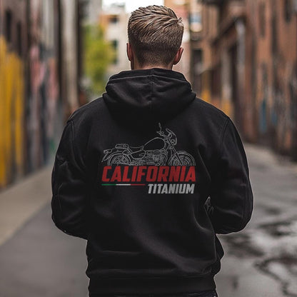 Moto Guzzi California Titanium 2003 - 2005 Inspired Hoodie - Motorcycle Sweatshirt for Riders